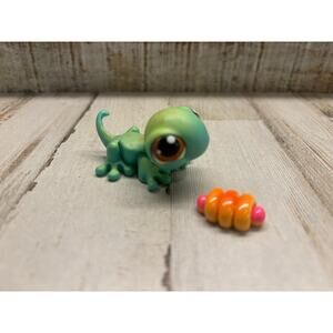 RaRE Littlest Pet Shop LPS Vintage Iguana Lizard Pink Magnet EUC